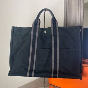 Hermès Toile Fourre-Tout MM